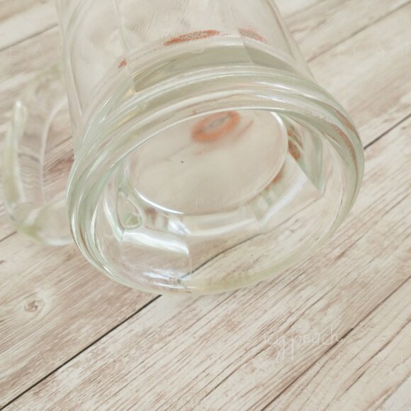 A&W Root Beer Glass Mug Vtg Collectible 1961 Orange & Black Bulls Eye Logo 5” - Picture 5 of 11